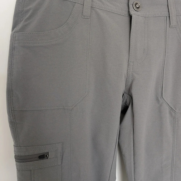 Kuhl Horizn Slate Cargo Reflex Pants Women's Size 2 Gray Ripstop Outdoor Hiking - Picture 2 of 9